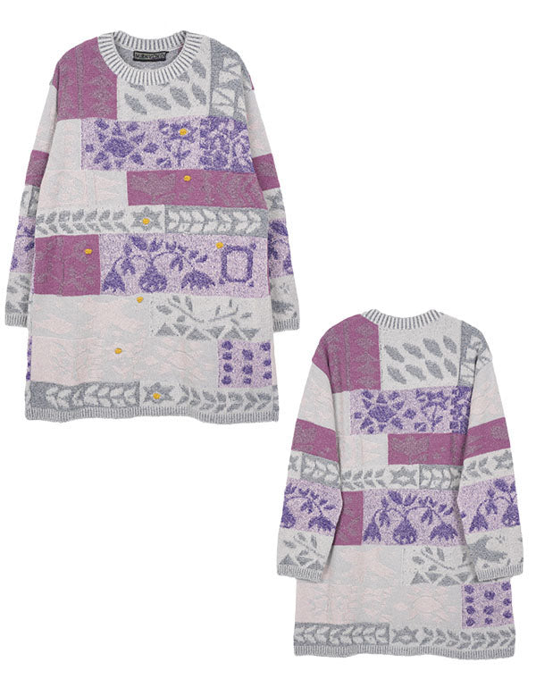 
                  
                    Load image into Gallery viewer, トライバル柄チュニックプルオーバー / BEA01437WA
                  
                