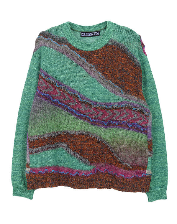 
                  
                    Load image into Gallery viewer, ファンシーボーダープルオーバー / BEA01441WA
                  
                