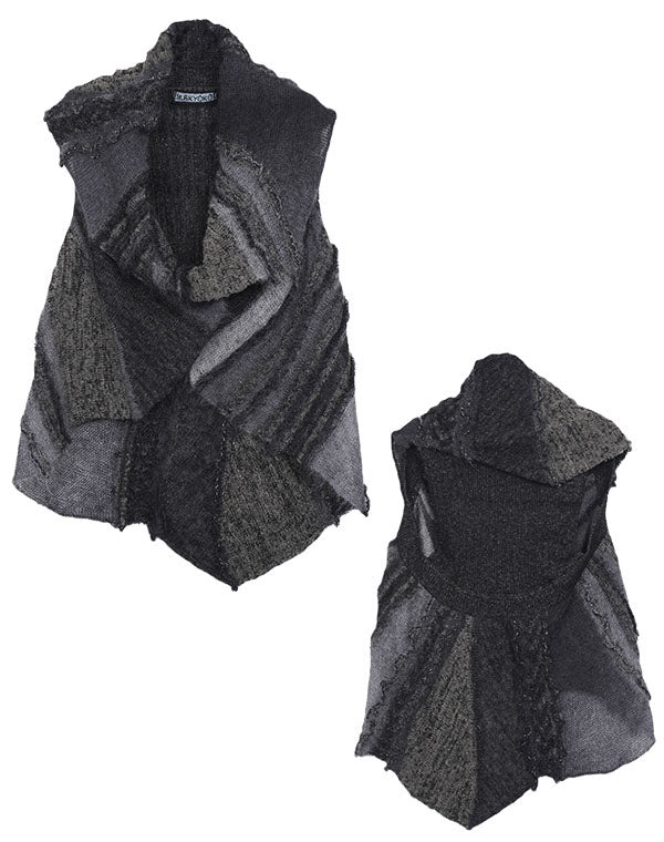 
                  
                    Load image into Gallery viewer, ファンシーボーダードレープベスト / BEA01442WA
                  
                