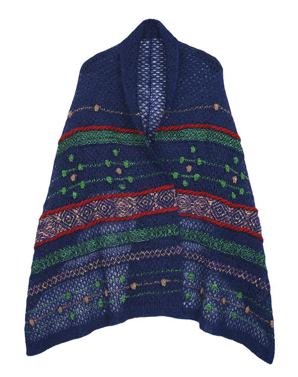 
                  
                    Load image into Gallery viewer, モヘアメッシュジャカードショール / BEA01447WA
                  
                