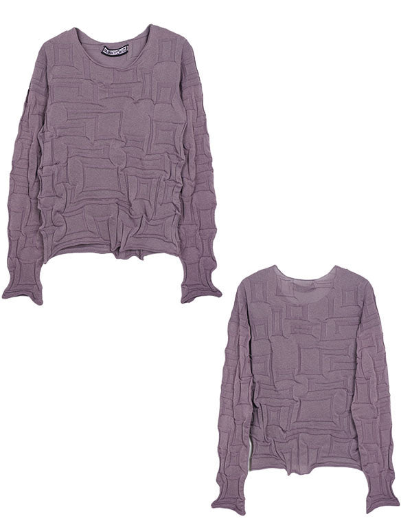 
                  
                    Load image into Gallery viewer, シームレス和紙リンクスプルオーバー / BEA01461WA
                  
                