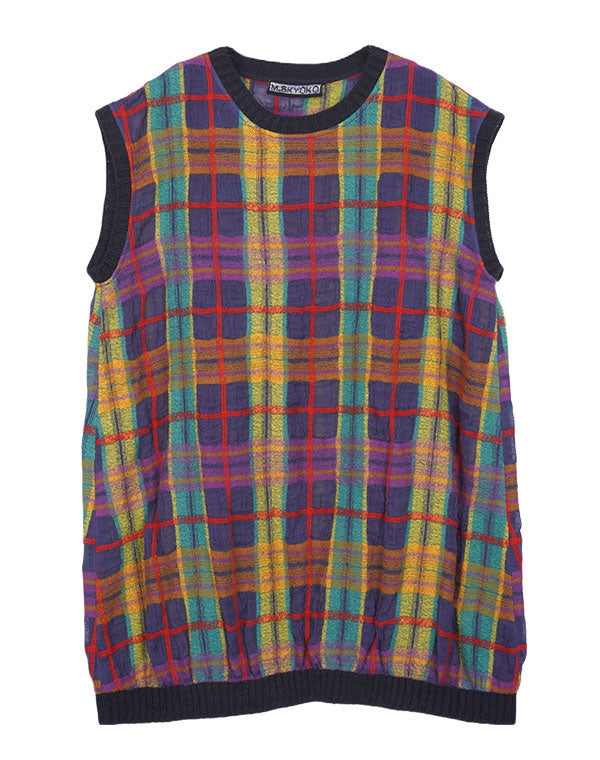 
                  
                    Load image into Gallery viewer, カラフルチェックベスト / BEA01470WA
                  
                