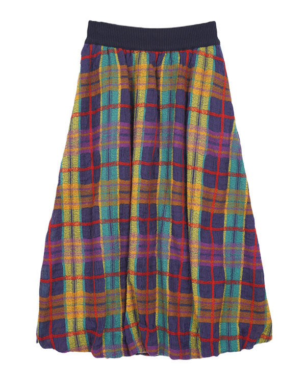 
                  
                    Load image into Gallery viewer, カラフルチェックバルーンスカート / BEA01473WA
                  
                