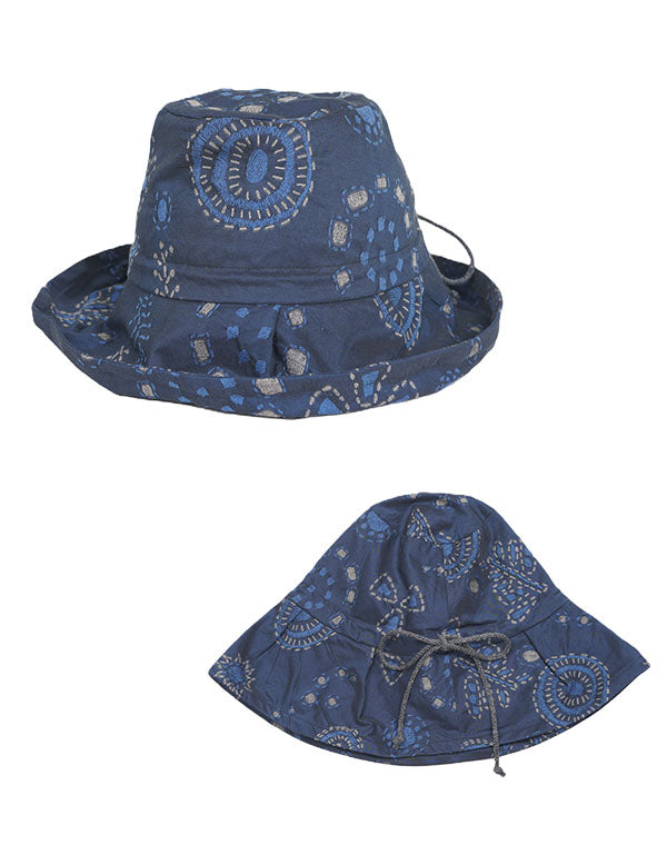 
                  
                    Load image into Gallery viewer, 刺し子柄ストレッチバケットハット / BEA01485WA
                  
                