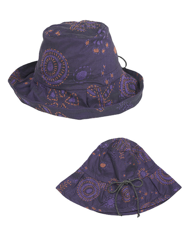 
                  
                    Load image into Gallery viewer, 刺し子柄ストレッチバケットハット / BEA01485WA
                  
                