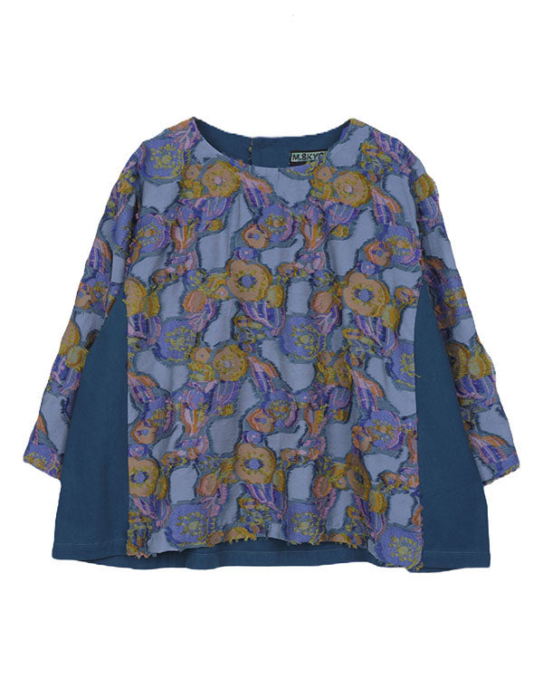 
                  
                    Load image into Gallery viewer, 花の種フリンジ切替ブラウス / BEA01486WA
                  
                