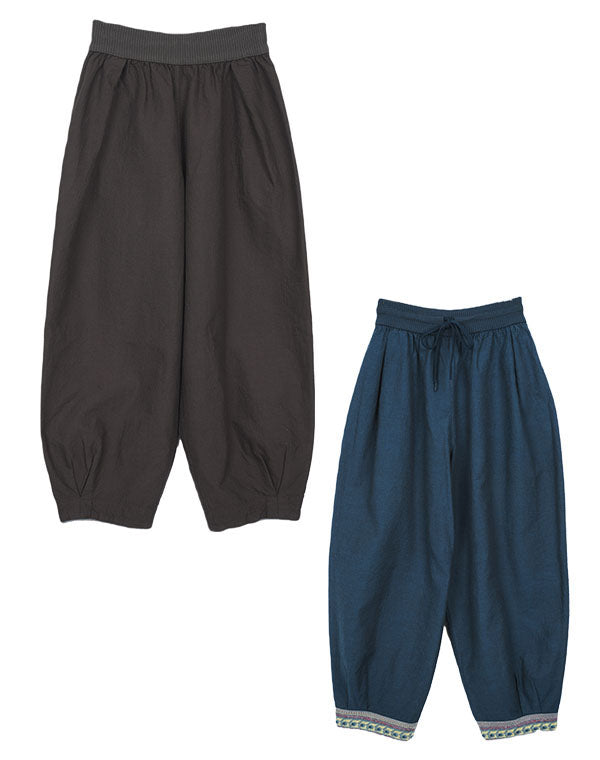 
                  
                    Load image into Gallery viewer, リバーシブルコットンニット使いパンツ / BEA01497WA
                  
                