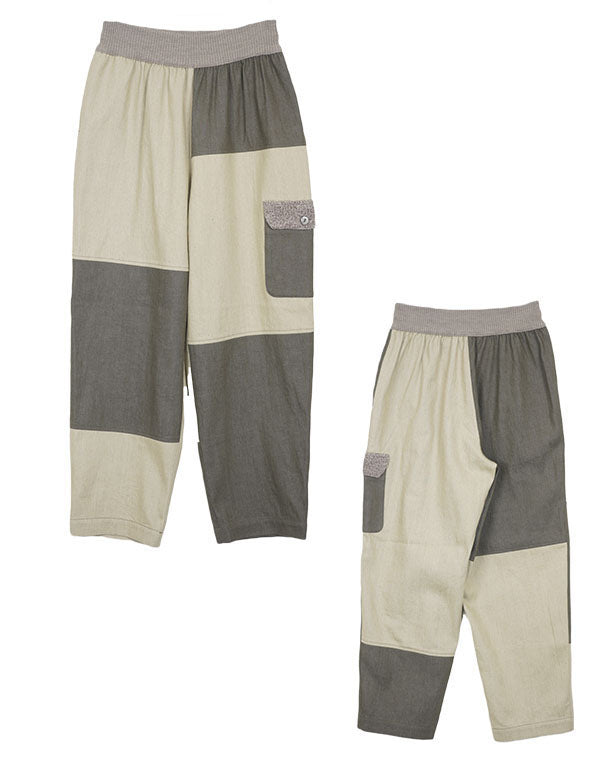 
                  
                    Load image into Gallery viewer, デニム切替パンツ / BEA01507WA
                  
                