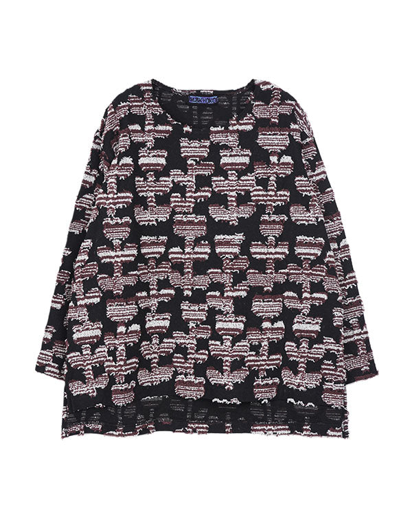 
                  
                    Load image into Gallery viewer, カットフラワージャージープルオーバー / BEA01514WA
                  
                