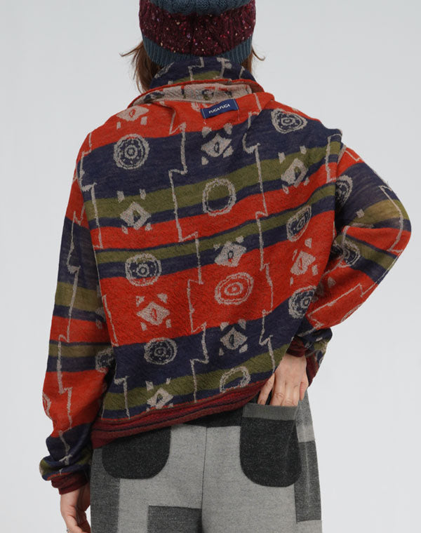 
                  
                    Load image into Gallery viewer, ミューラル柄リバーシブルプルオーバー / BEA07401WA
                  
                