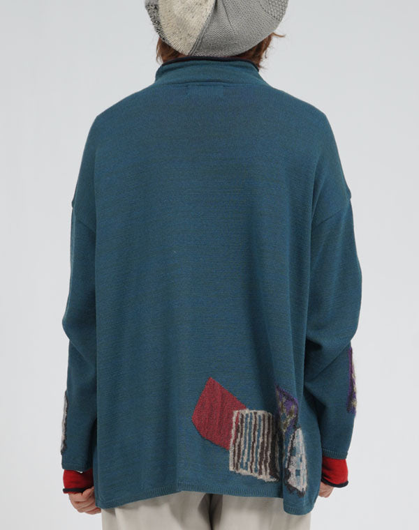 
                  
                    Load image into Gallery viewer, パッチワーク柄プルオーバー / BEA07412WA
                  
                