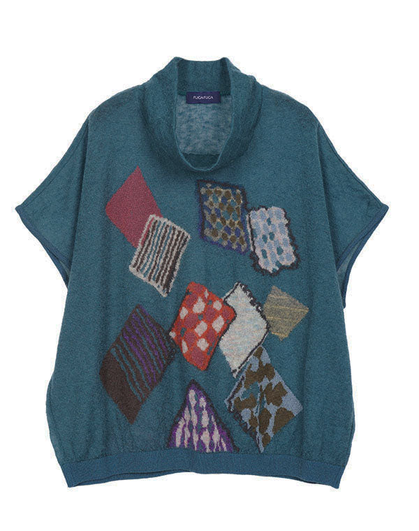 
                  
                    Load image into Gallery viewer, パッチワーク柄ベスト / BEA07413WA
                  
                