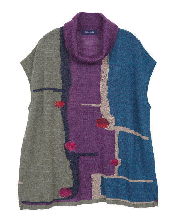 
                  
                    Load image into Gallery viewer, せせらぎ柄ベスト / BEA07419WA
                  
                