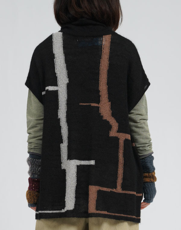 
                  
                    Load image into Gallery viewer, せせらぎ柄ベスト / BEA07419WA
                  
                