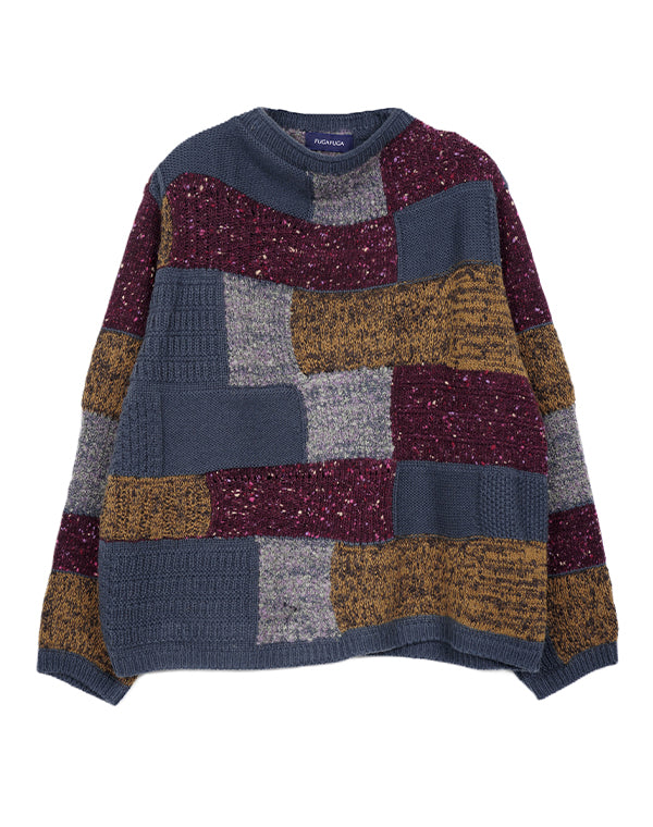 
                  
                    Load image into Gallery viewer, モザイク柄プルオーバー / BEA07421WA
                  
                