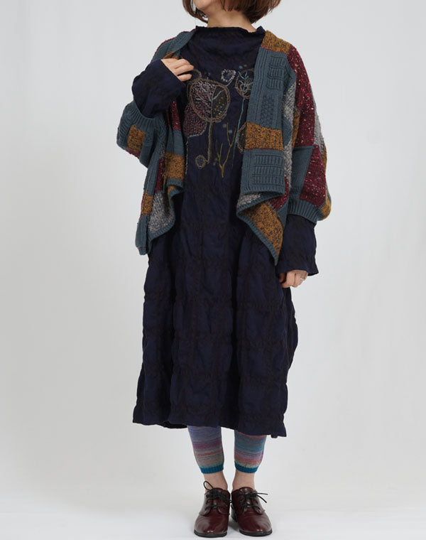 
                  
                    Load image into Gallery viewer, モザイク柄ショールカーディガン / BEA07422WA
                  
                