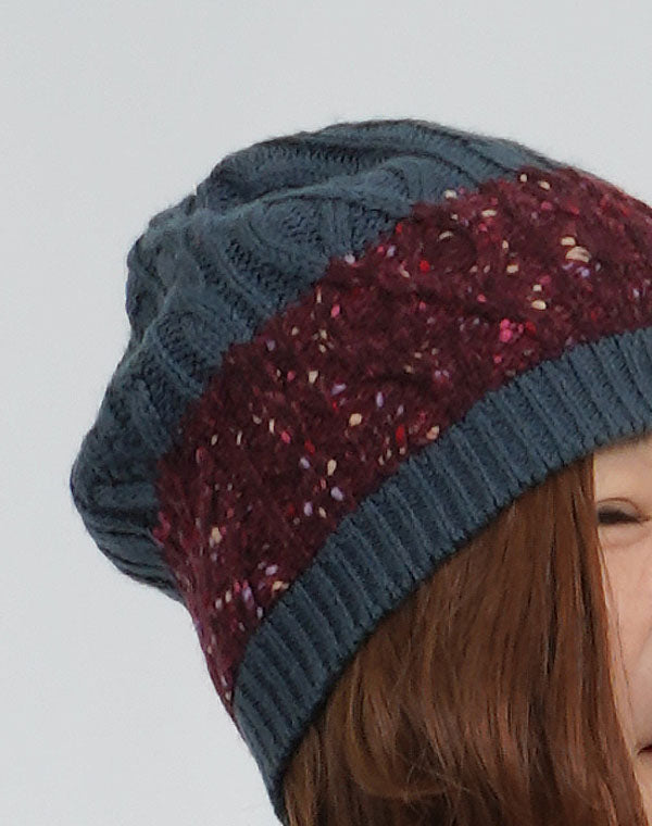 
                  
                    Load image into Gallery viewer, モザイク柄ニット帽 / BEA07424WA
                  
                