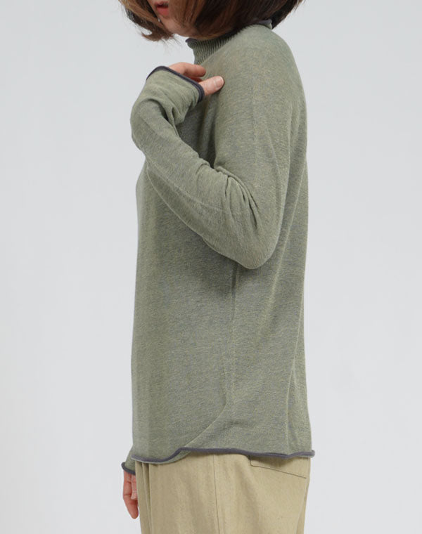 
                  
                    Load image into Gallery viewer, シームレスコットンインナープルオーバー / BEA07446WA
                  
                