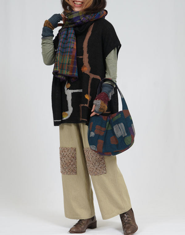 
                  
                    Load image into Gallery viewer, ジオメトリー柄ハンドバッグ / BEA07454WA
                  
                