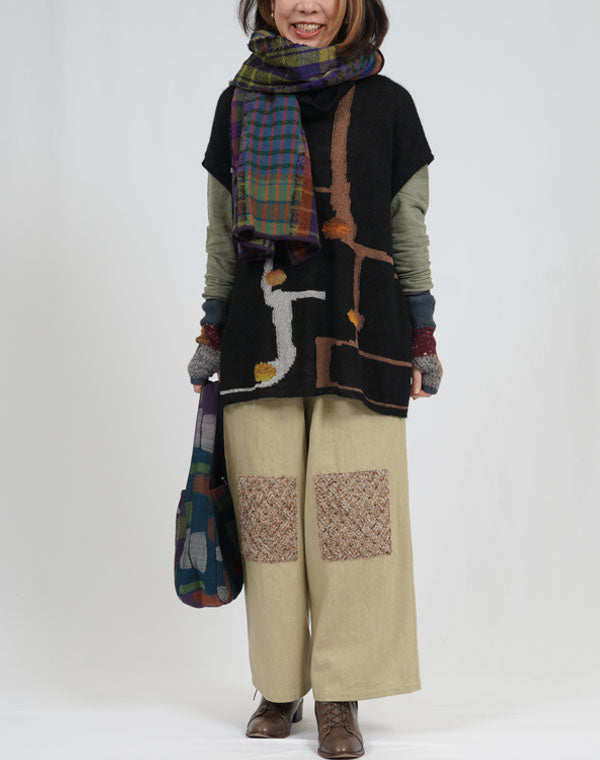 
                  
                    Load image into Gallery viewer, パッチワークチェック柄ショール / BEA07463WA
                  
                