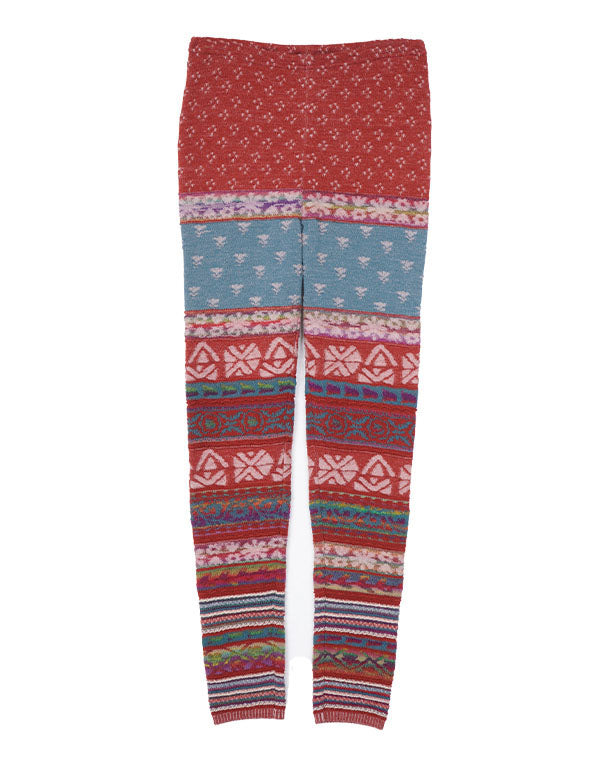 
                  
                    Load image into Gallery viewer, アンティークジャカードニットレギンス / BEF01607WA
                  
                