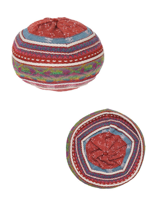 
                  
                    Load image into Gallery viewer, アンティークジャカードニットベレー帽 / BEF01609WA
                  
                