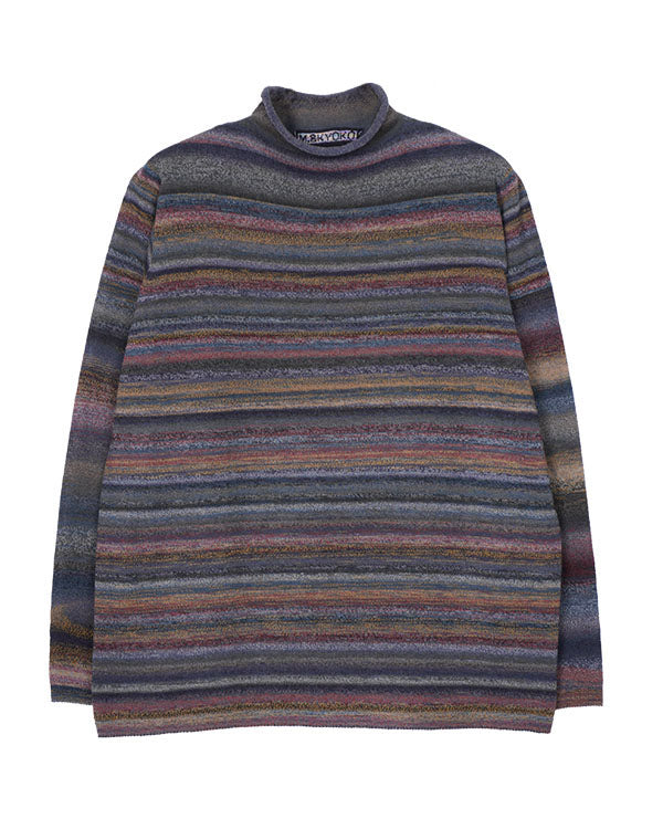 
                  
                    Load image into Gallery viewer, シームレスグラデボトルネックプルオーバー / BEF01652WA
                  
                