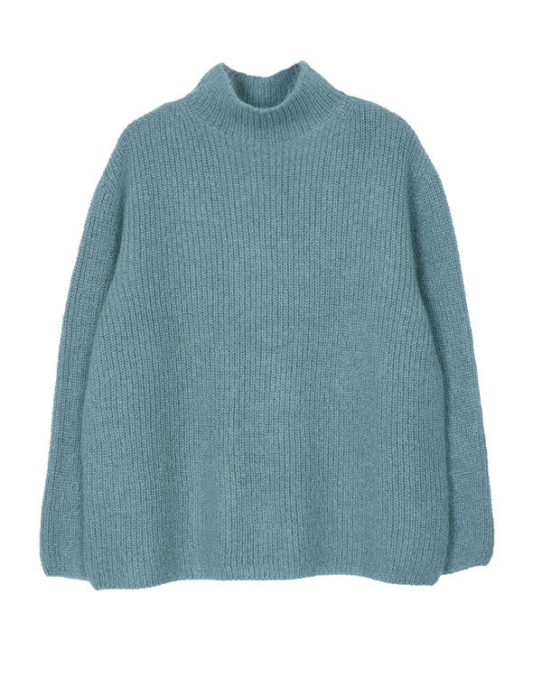 
                  
                    Load image into Gallery viewer, シルクモヘア畦プルオーバー / BEF01656WA
                  
                