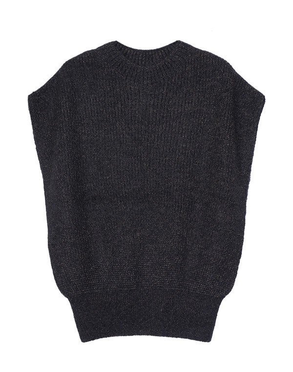 
                  
                    Load image into Gallery viewer, シルクモヘア畦ベスト / BEF01657WA
                  
                