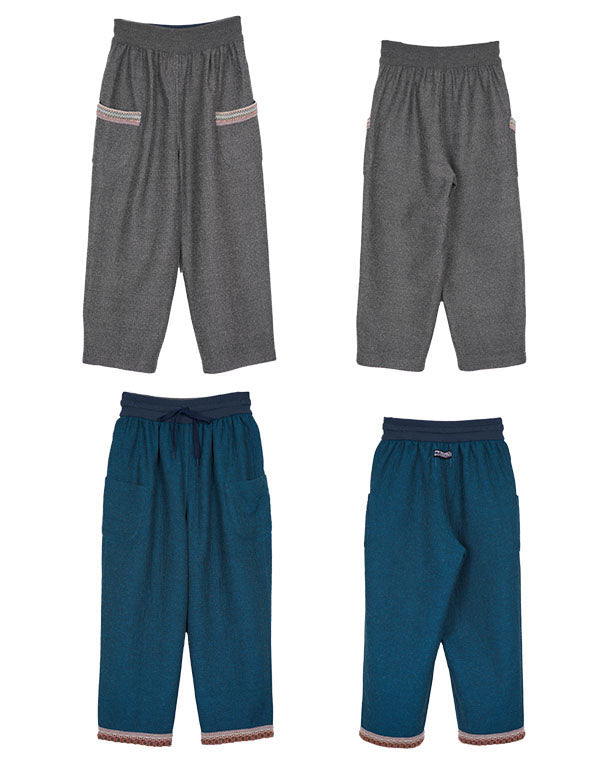 
                  
                    Load image into Gallery viewer, ウールコットンリバーシブルパンツ / BEF01667WA
                  
                