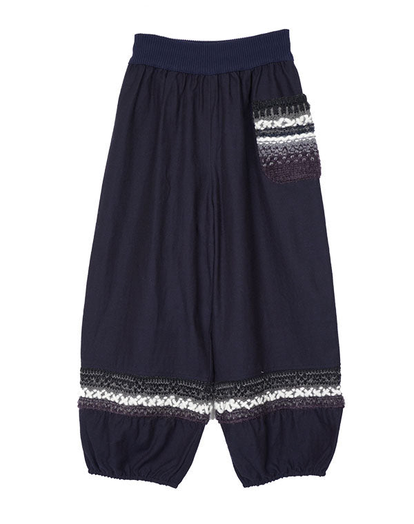 
                  
                    Load image into Gallery viewer, ニット切替バルーンパンツ / BEF01678WA
                  
                