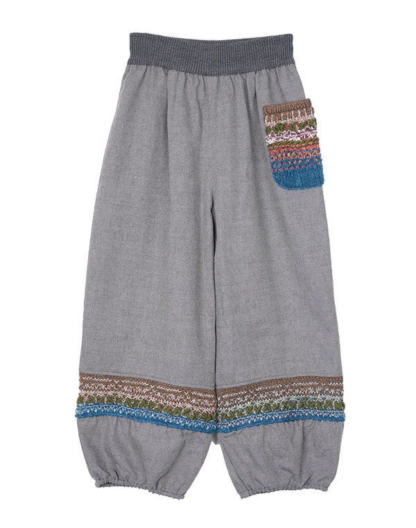 
                  
                    Load image into Gallery viewer, ニット切替バルーンパンツ / BEF01678WA
                  
                