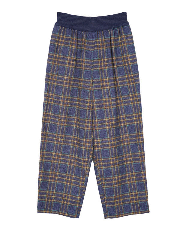 
                  
                    Load image into Gallery viewer, コットンチェックテーパードパンツ / BEF01680WA
                  
                