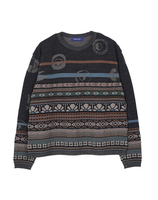 
                  
                    Load image into Gallery viewer, MIX ジャカードコンパクトプルオーバー / BEF07601WA
                  
                