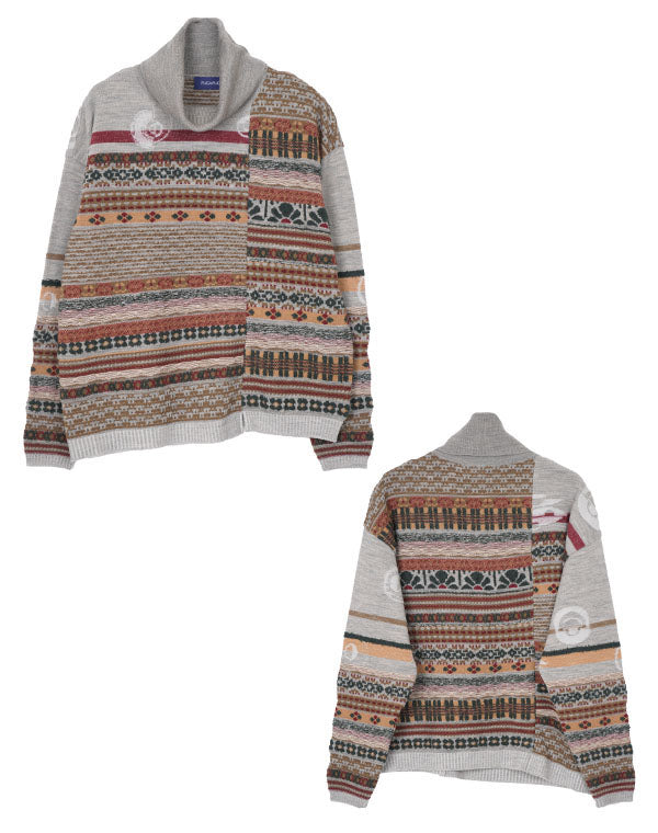 
                  
                    Load image into Gallery viewer, MIX ジャカードプルオーバー / BEF07602WA
                  
                