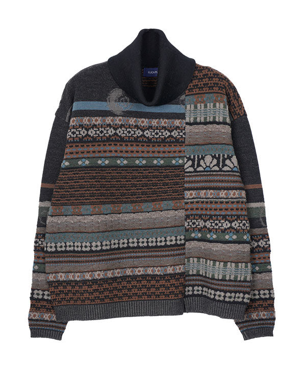 
                  
                    Load image into Gallery viewer, MIX ジャカードプルオーバー / BEF07602WA
                  
                