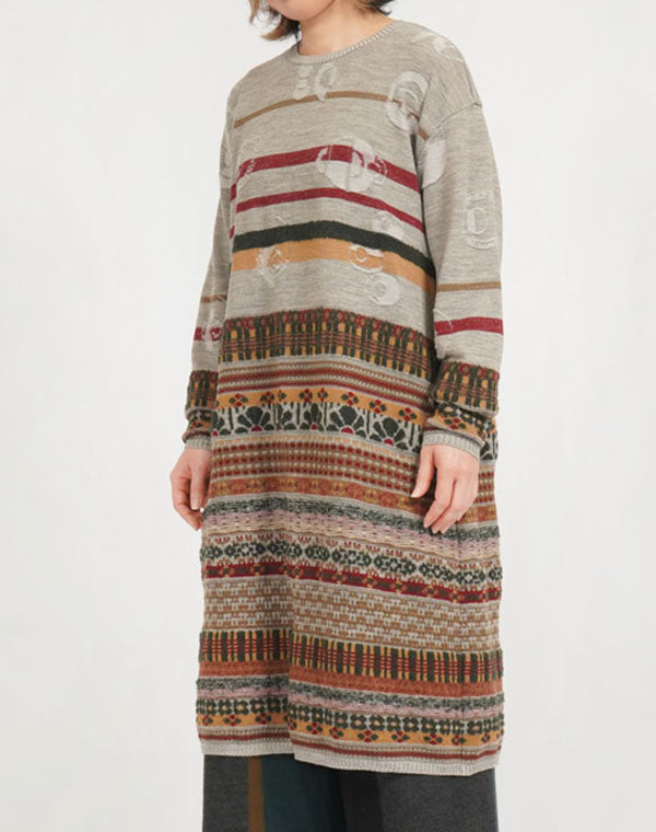 
                  
                    Load image into Gallery viewer, MIX ジャカードワンピース / BEF07603WA
                  
                