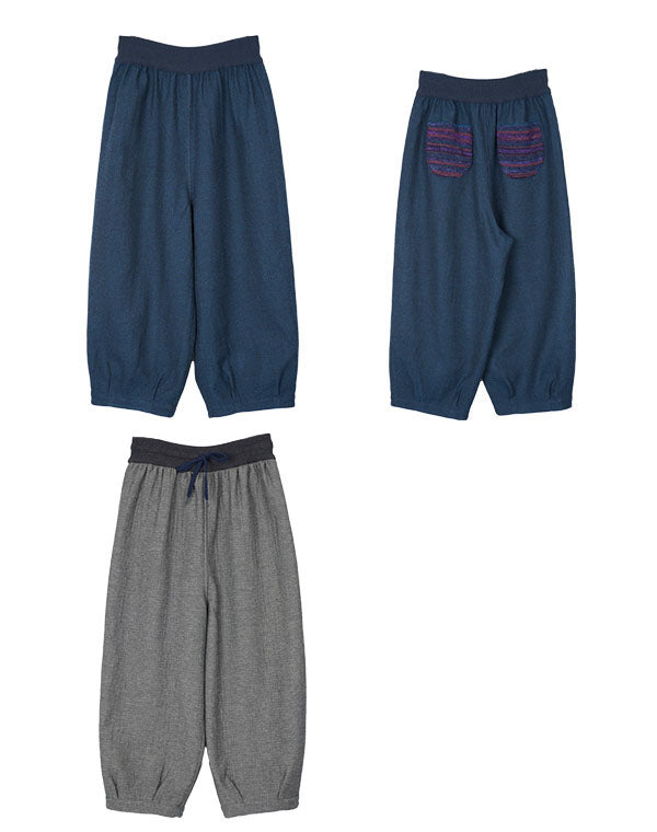 
                  
                    Load image into Gallery viewer, ウールコットンリバーシブルバルーンパンツ / BEF07656WA
                  
                