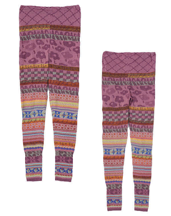 
                  
                    Load image into Gallery viewer, 花畑ジャカードレギンス / BEH01006WA
                  
                