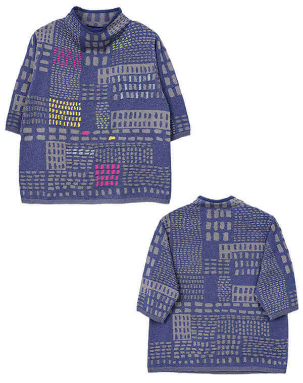 
                  
                    Load image into Gallery viewer, ステッチインターシャプルオーバー / BEH01022WA
                  
                