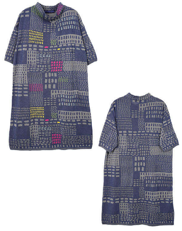 ステッチインターシャワンピース / BEH01023WA