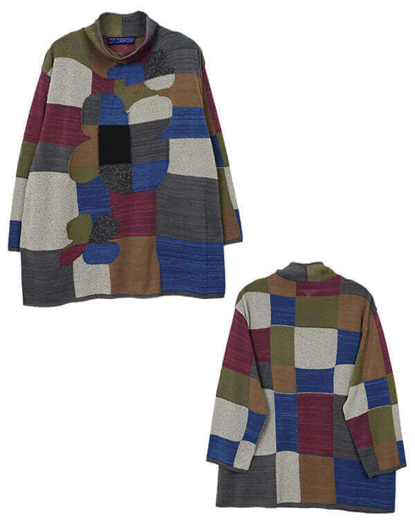 
                  
                    Load image into Gallery viewer, モザイク花柄プルオーバー / BEH01026WA
                  
                