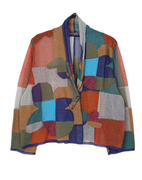 モザイク花柄カーディガン / BEH01027WA