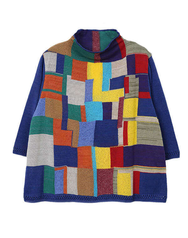 
                  
                    Load image into Gallery viewer, モザイク柄プルオーバー / BEH01030WA
                  
                