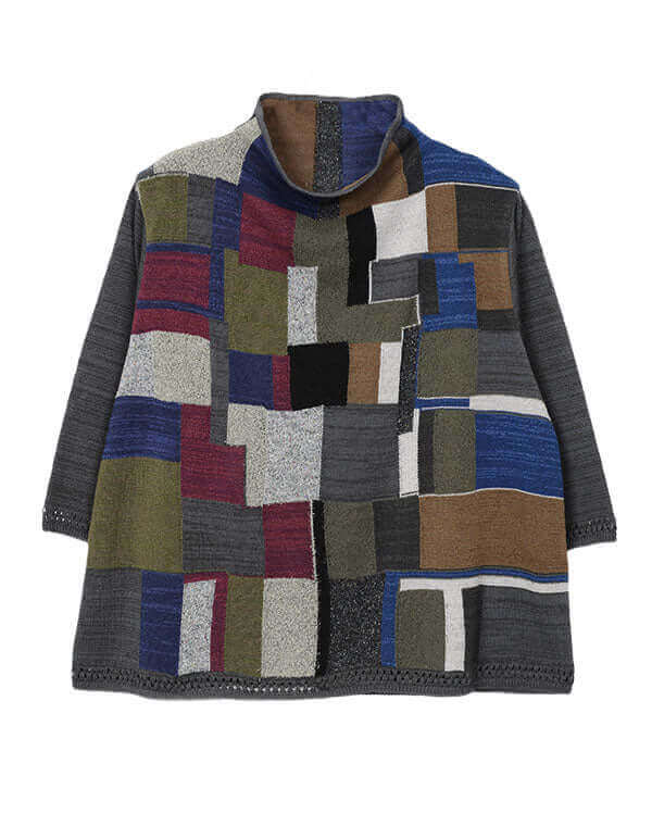 
                  
                    Load image into Gallery viewer, モザイク柄プルオーバー / BEH01030WA
                  
                