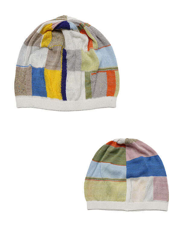 
                  
                    Load image into Gallery viewer, モザイク柄ニット帽 / BEH01033WA
                  
                