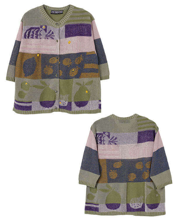 
                  
                    Load image into Gallery viewer, フルーツ柄カーディガン / BEH01038WA
                  
                