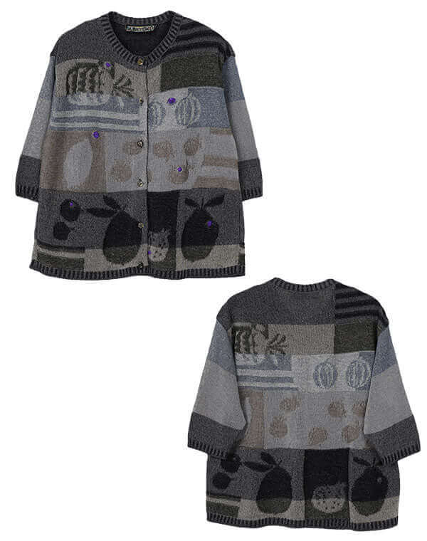 フルーツ柄カーディガン / BEH01038WA