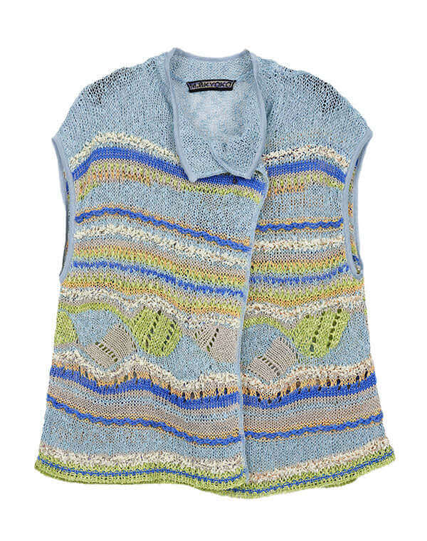 
                  
                    Load image into Gallery viewer, ウェーブレースニットベスト / BEH01040WA
                  
                