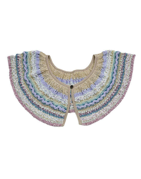 ウェーブレースニットカラー / BEH01043WA